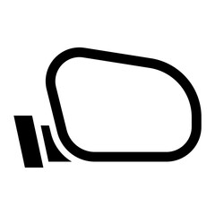 Side Mirror Icon of Car Repair iconset.