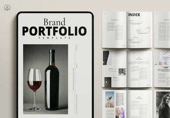 Brand Portfolio Magazine Template
