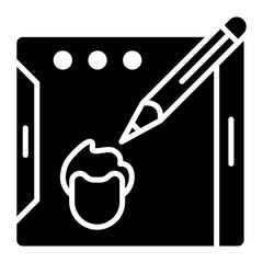 Drawing Tablet Icon of Computer and Hardware iconset.