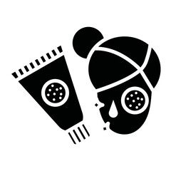Face Scrub Icon of Cosmetics iconset.