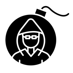 Cyber Bomb Icon of Cyber Security iconset.