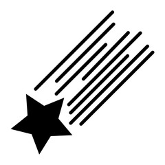Falling Star Icon of Space Technology iconset.