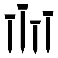 Nails Icon of Construction Tools iconset.