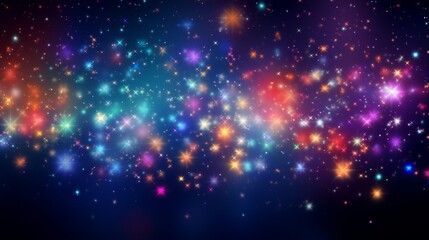 Abstract blurry starlight overlay: twinkle star pattern for stunning photo effects and background enhancement