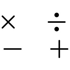 Mathematics Icon of Back to School iconset.