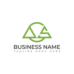 ACS letter initial vector design template