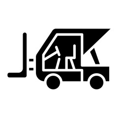 Forklift Icon of Construction Tools iconset.