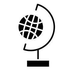 Globe Stand Icon of Learning iconset.