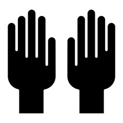 Cleaning Gloves Icon of Hygiene Routine iconset.