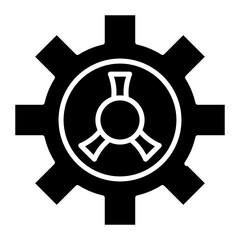 Gear Icon of Nuclear Energy iconset.