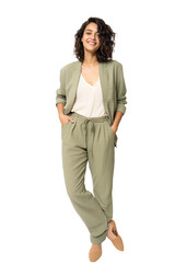 A casual style woman Isolated