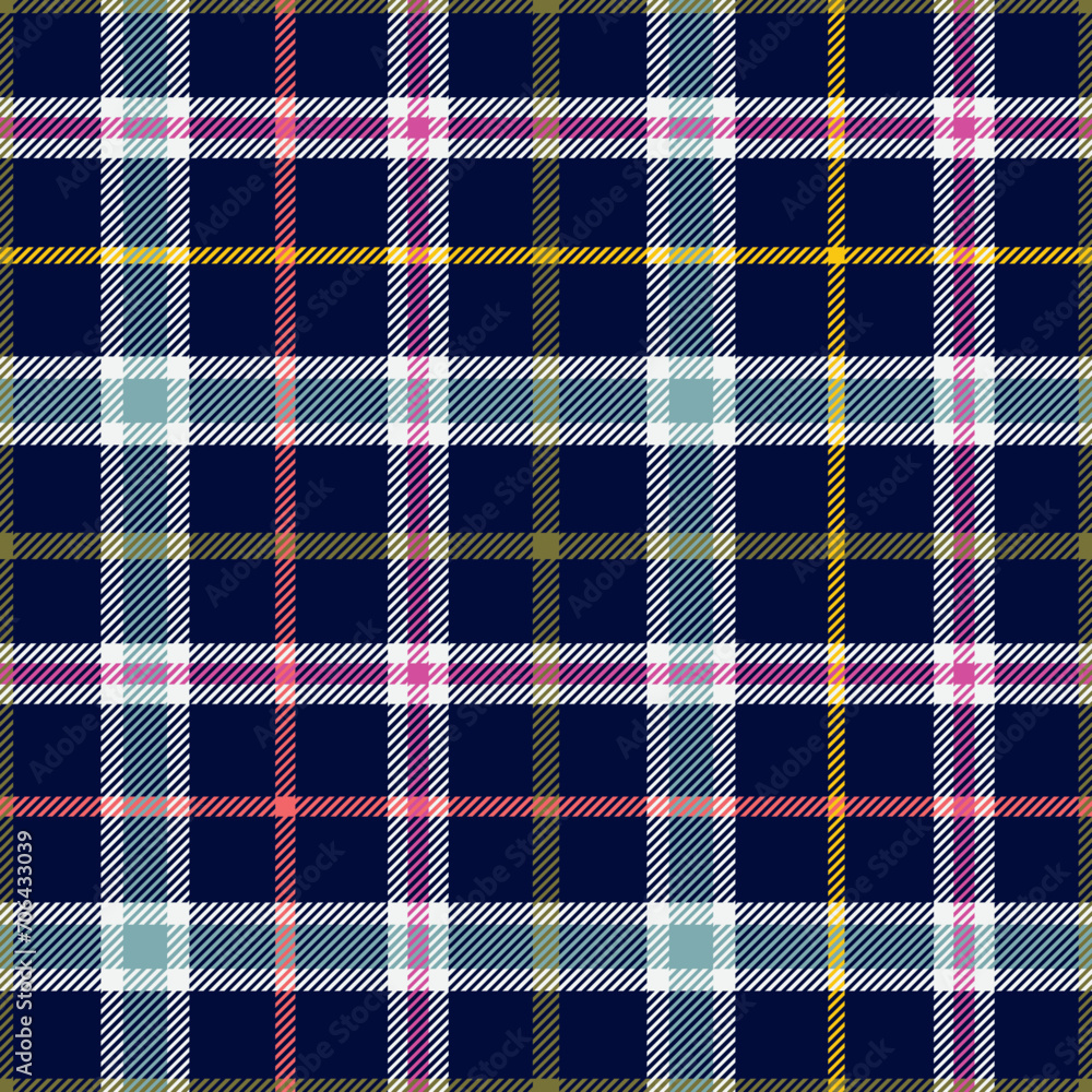 Aufkleber plaid seamless pattern. repeating checker fabric for design prints plaids. repeated check ekose. che
