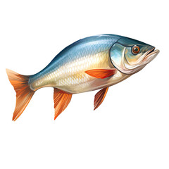 Obraz premium Fish can isolated on transparent background