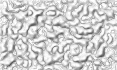 Topographic map. Geographic mountain relief. Abstract lines background. Contour elevation topographic and textured Background. Abstract wavy line 3d paper cut white bg. seamless pattern with shapes