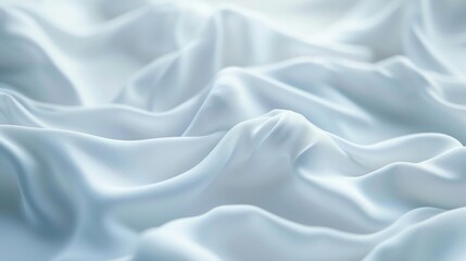 Fototapeta premium A close up view of a bed with crisp white sheets. Perfect for showcasing the comfort and cleanliness of a bedroom. Can be used in home decor, hotel promotions, or interior design projects