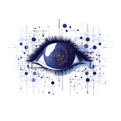 Artificial intelligence technology vector concept.