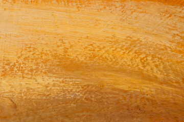 The bright texture of the canvas, painted in orange-yellow-brown colors with shades.