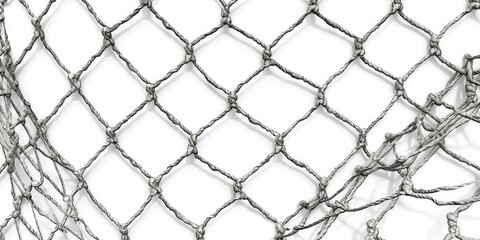 Naklejka premium A black and white photo of a net. Can be used as a background or texture for design projects