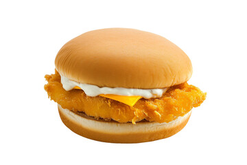 Filet-O-Fish Solo White Isolation on a transparent background