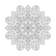  Floral mandala Ornament Pattern design, Vector file.