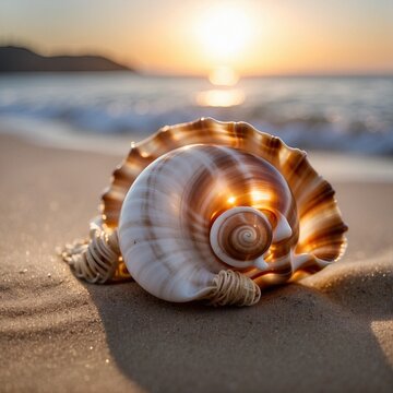 seashell on the beach