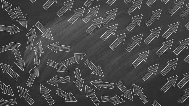 Chaos and order business concept. Mental health concept. Metaphor of problem solving, difficult situation, chaos and mess.