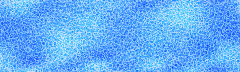 Light blue foam sponge seamless pattern. Vector illustration. Synthetic material bubble texture. Vinyl acetate sheet background. Bath cleanser or shower scrubber