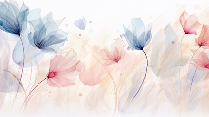 Captivating Watercolor Art Background with Vibrant Colors and Modern Design for Trendy Wallpaper and Graphic Projects.
