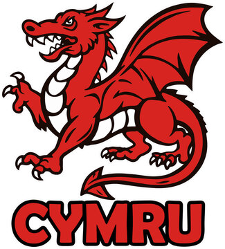 dragon rouge symbole du Pays de galles 