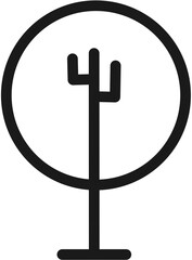 Simple and Minimalist Tree Illustration