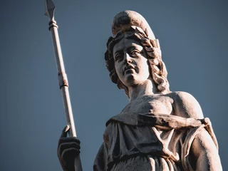 Deurstickers Buenos Aires statue of justice, buenos aires, argentina