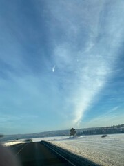 driving through the clouds. Everytime I need to look at this view.