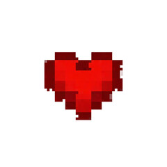 pixel heart, cute, valentine's day