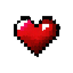 pixel heart, cute, valentine's day