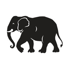 vector elephant silhouette collection