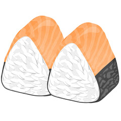 Sushi, illustration.