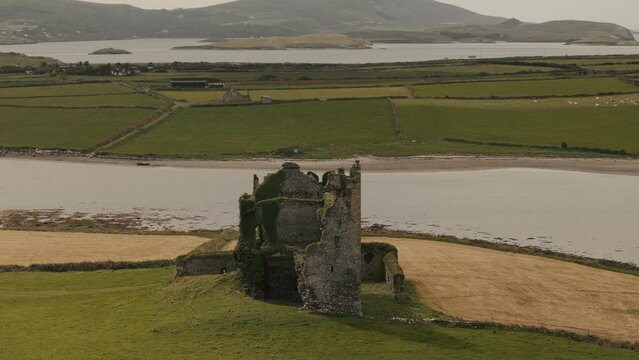 Ballycarbery castle ruins Kerry Ireland