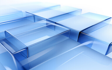 Obraz premium Blue checkered abstract background,created with Generative AI tecnology. 