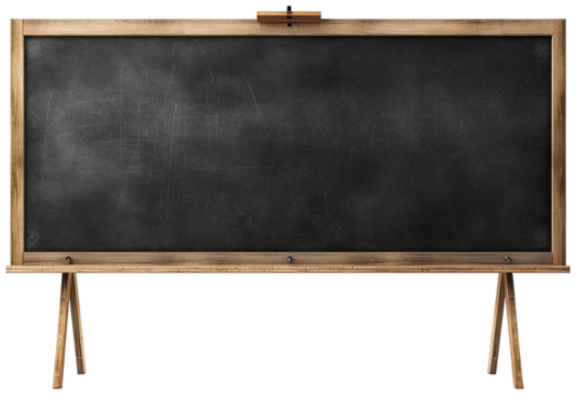 School long black board illustration PNG element cut out transparent isolated on white background ,PNG file ,artwork graphic design.