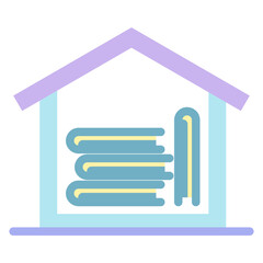 Library Flat Icon