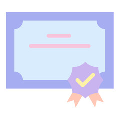  Diploma Flat Icon