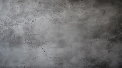 Fototapeta na wymiar cracked concrete wall covered with gray cement surface as background