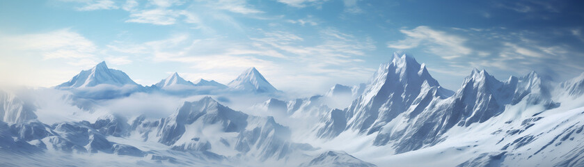background snow ice mountain