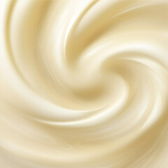 Soft cream swirl background. 3d.