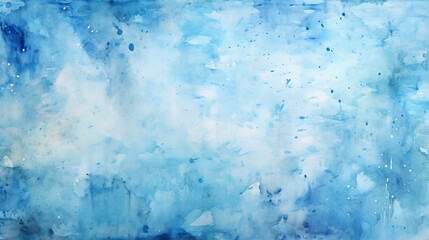 Hand painted watercolor sky and clouds, abstract watercolor background, illustration