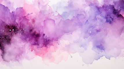 Foto op Canvas Lilac, violet, purple abstract watercolor background texture. High resolution colorful watercolor texture for cards, backgrounds, fabrics, posters. Hand draw backdrop © alexkich