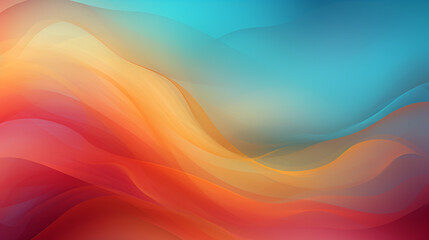 Abstract vibrant colors wavy flow 3d rendered illustration background scifi futuristic background