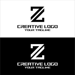 creative letter logo z desain vektor