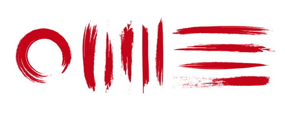 アナログタッチ素材：筆の質感　墨　インク　筆模様　波模様筆の筆跡素材。ブラシストローク