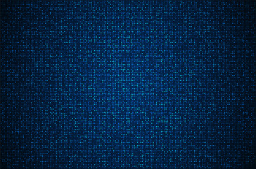 Digital technology background. Digital data square blue pattern pixel background